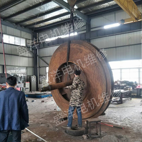 镇江风机维修现场