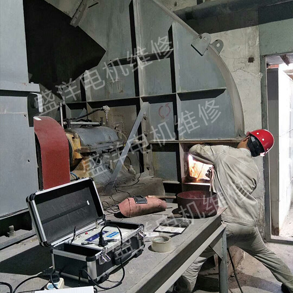 镇江风机维修现场