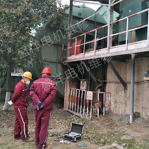 镇江风机维修现场